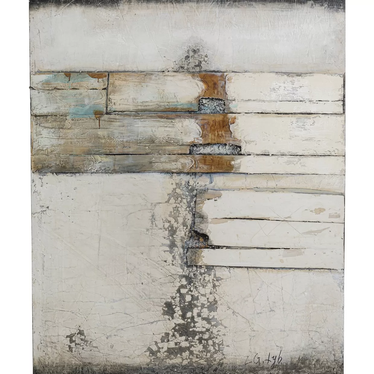 KARE Design Bilder | Acrylbild Abstract Grey Line Two 150X120