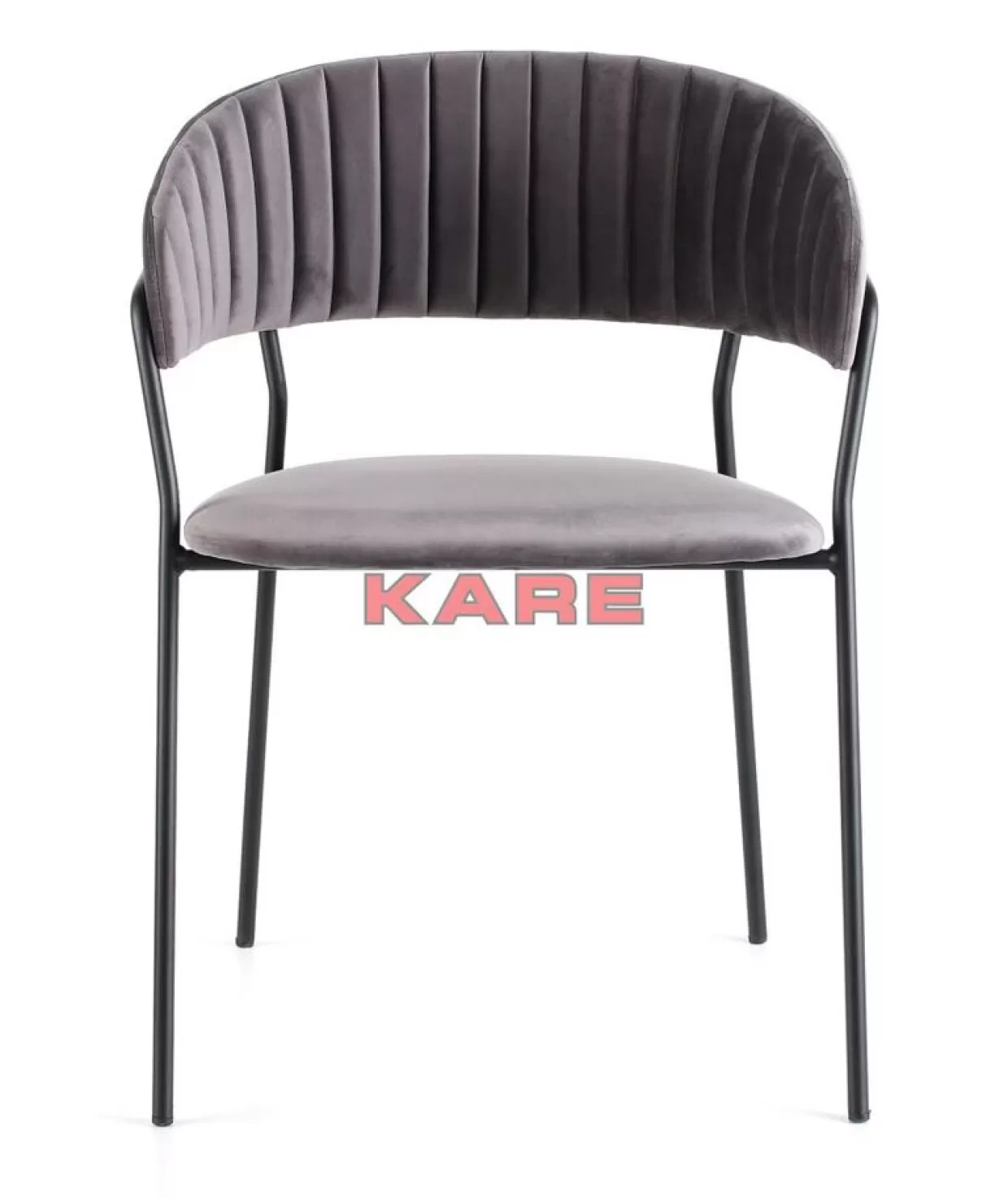 KARE Design Stühle | Armlehnstuhl Belle Grau (2/Set)