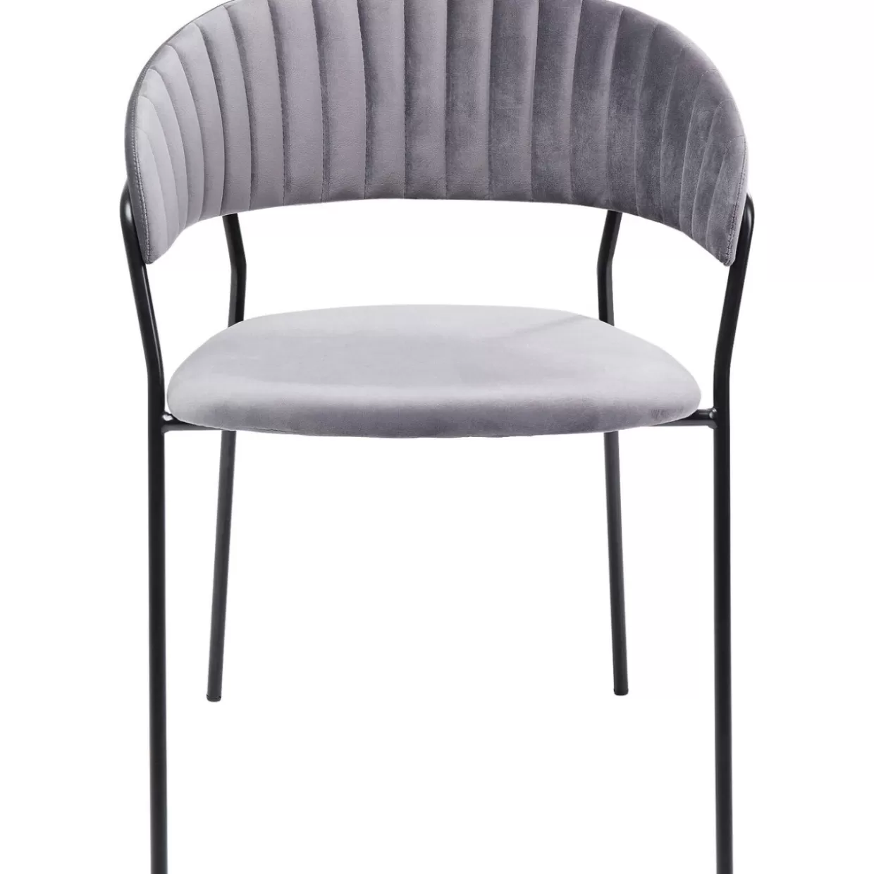 KARE Design Stühle | Armlehnstuhl Belle Grau (2/Set)