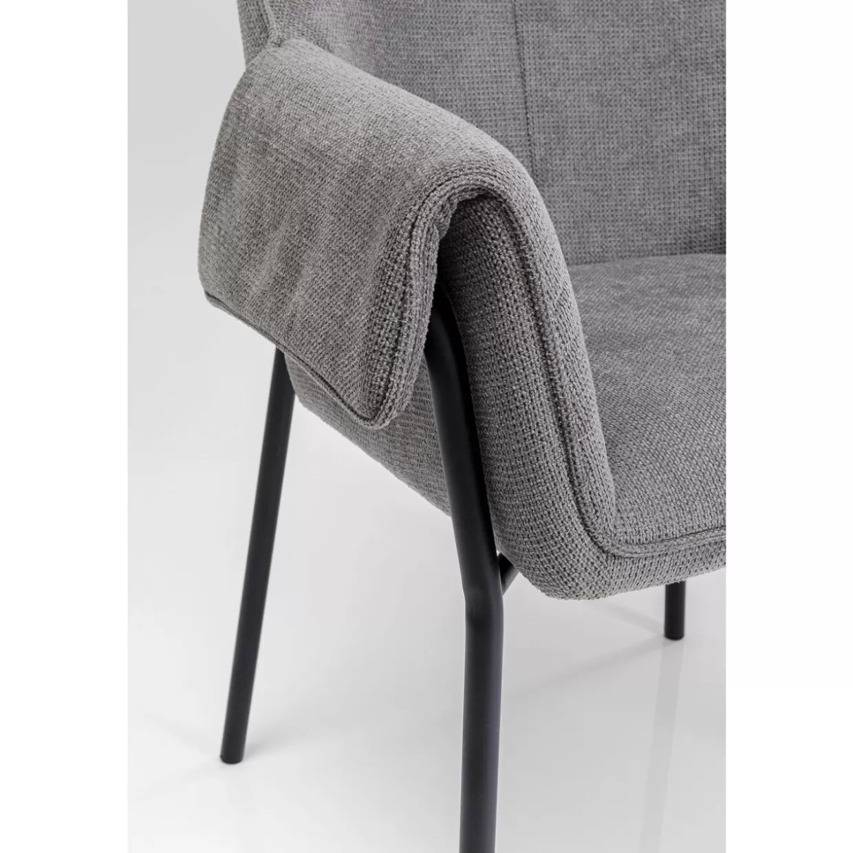 KARE Design Stühle | Armlehnstuhl Bess Grau