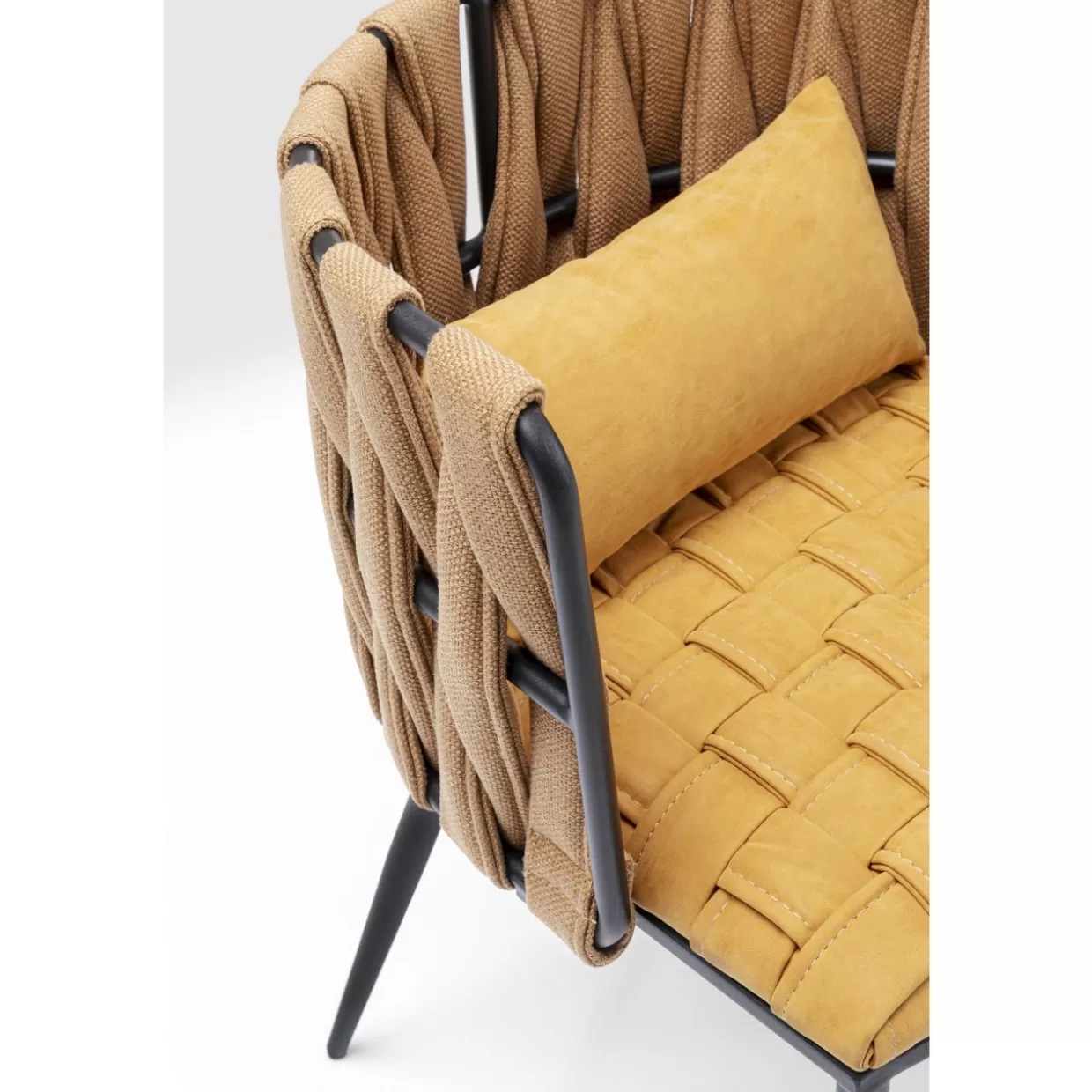 KARE Design Stühle | Armlehnstuhl Cheerio Gelb Inkl. Kissen