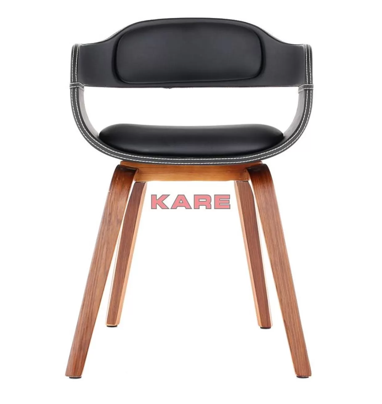 KARE Design Stühle | Armlehnstuhl Costa Walnut