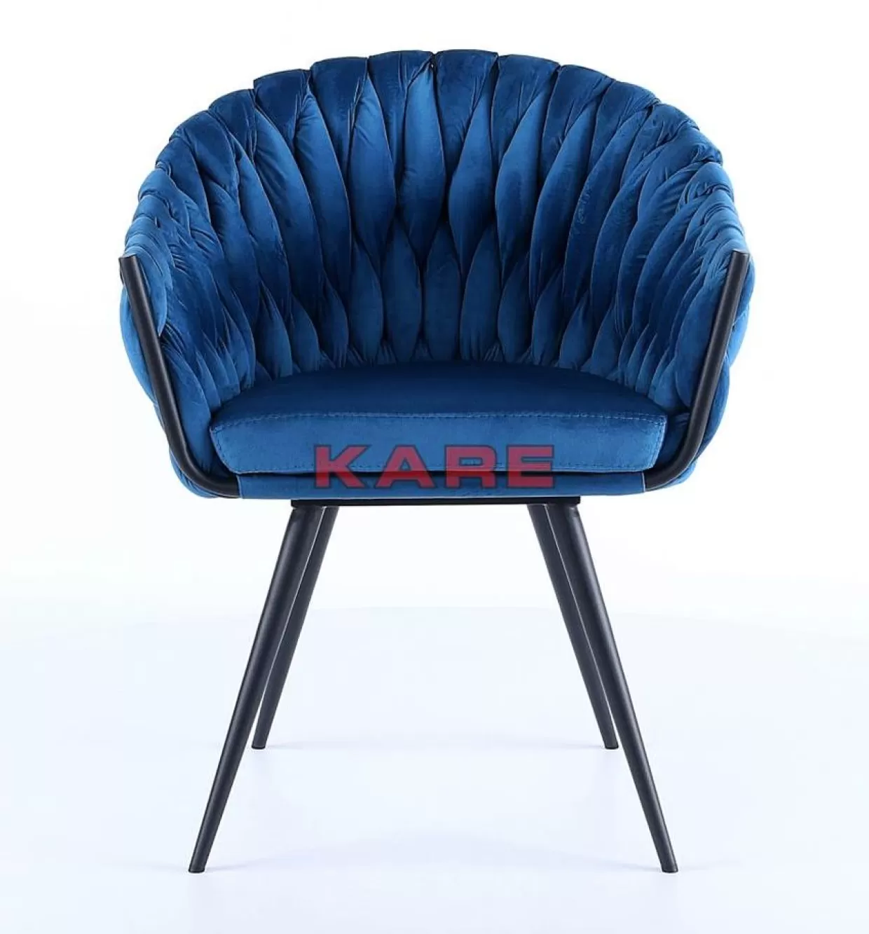 KARE Design Stühle | Armlehnstuhl Knot Blau