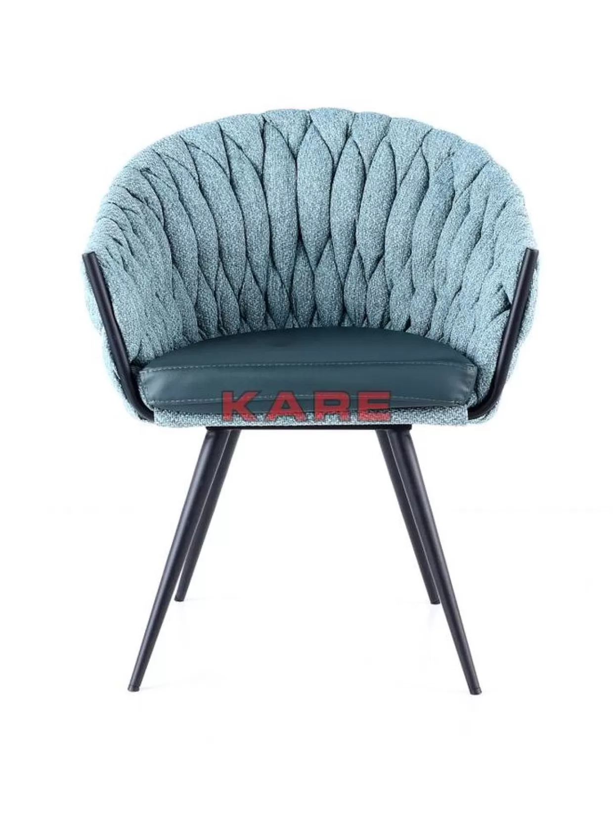KARE Design Stühle | Armlehnstuhl Knot Petrol