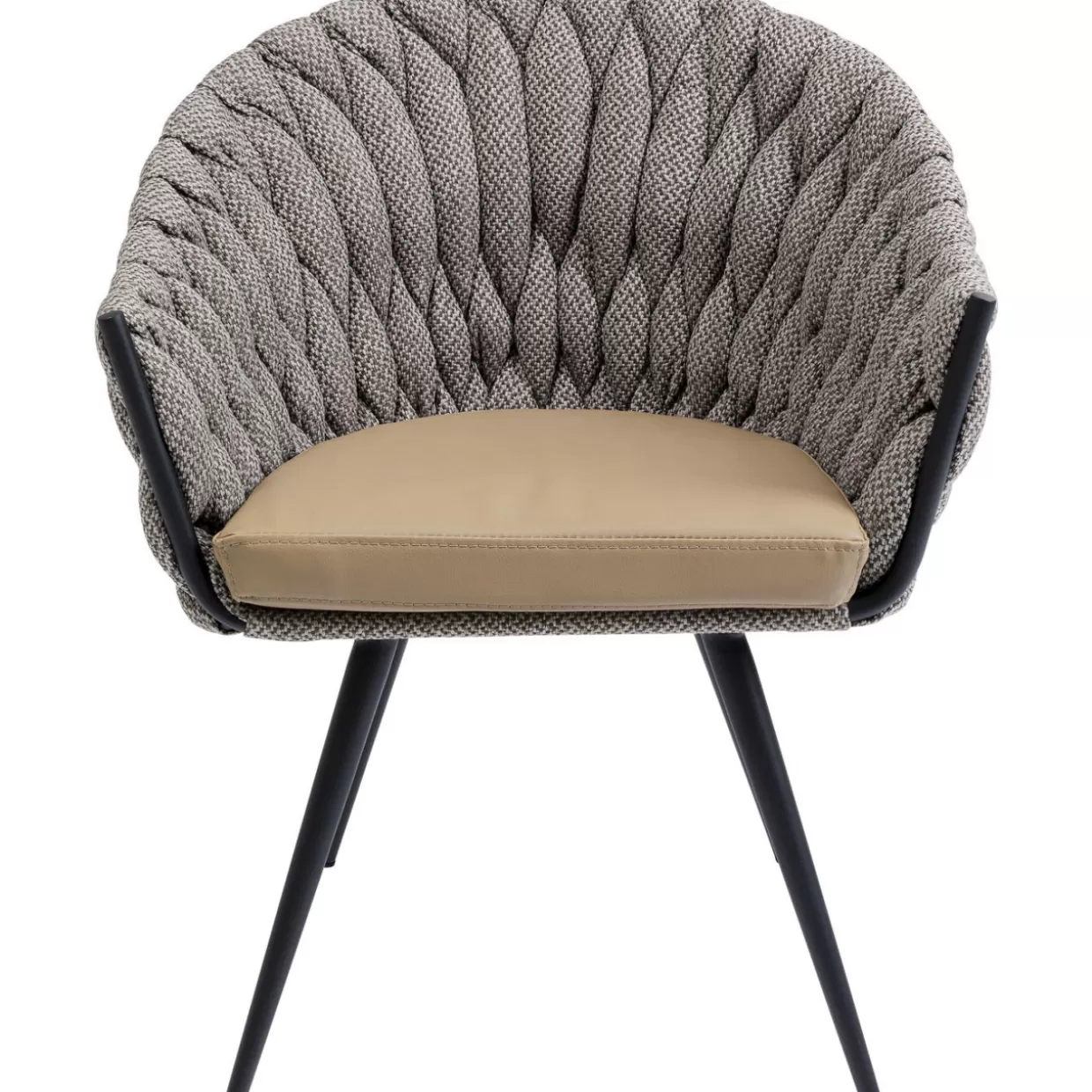 KARE Design Stühle | Armlehnstuhl Knot Tweed