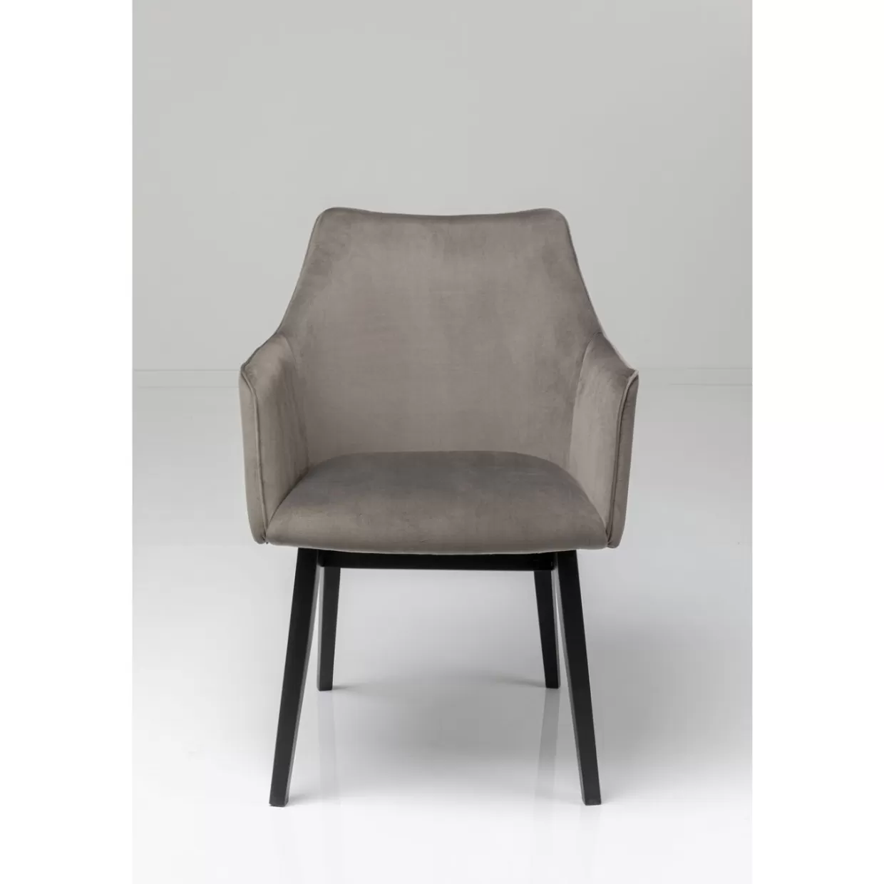 KARE Design Stühle | Armlehnstuhl Modino Velvet Grau