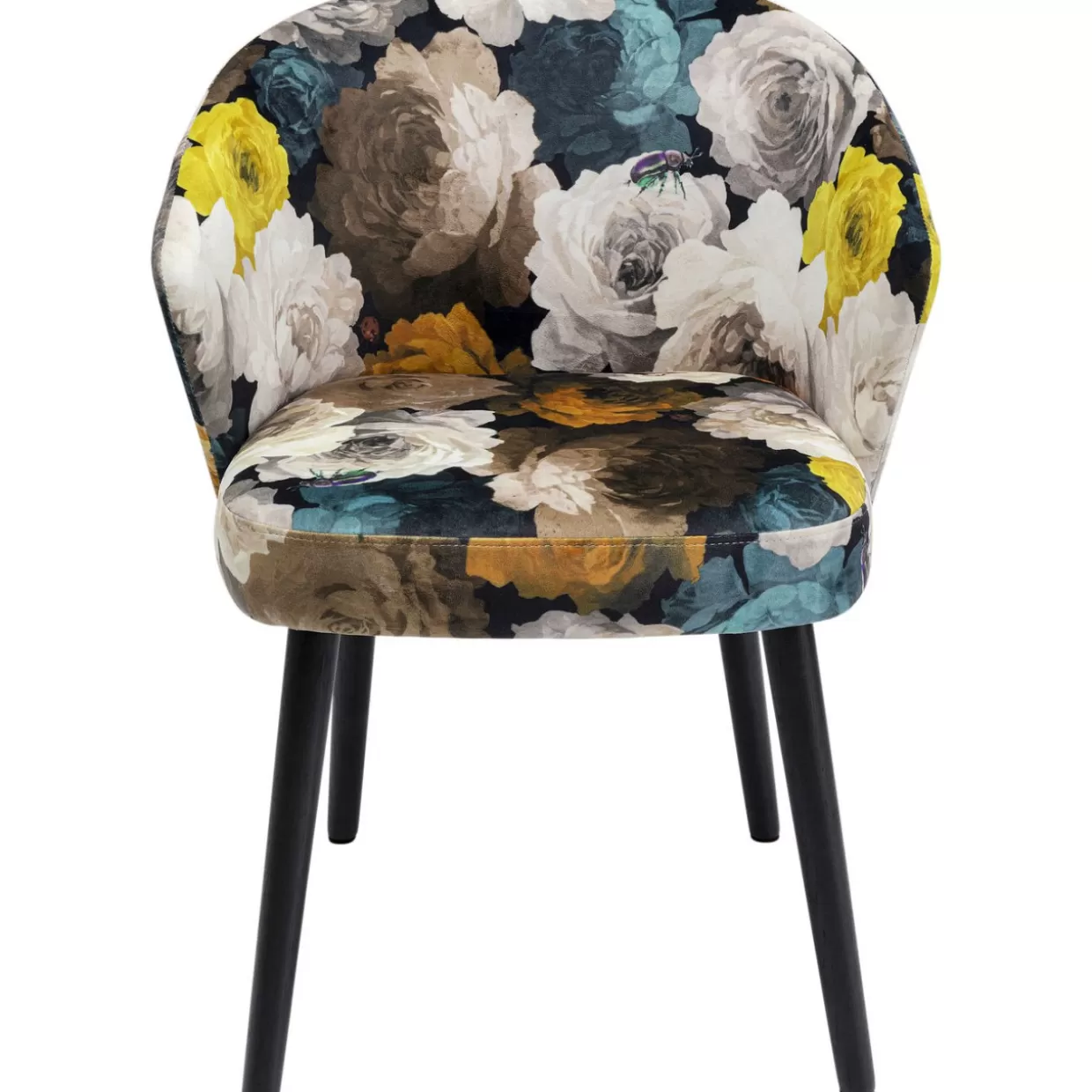 KARE Design Stühle | Armlehnstuhl Peony Flower Gelb