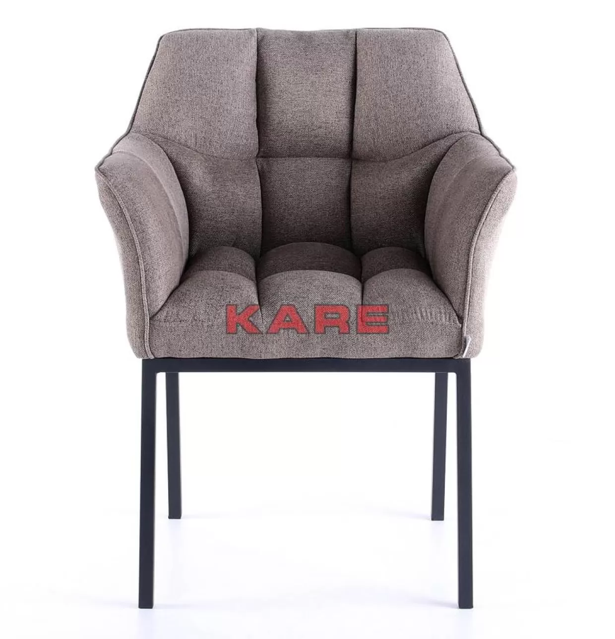 KARE Design Stühle | Armlehnstuhl Thinktank Hellbraun