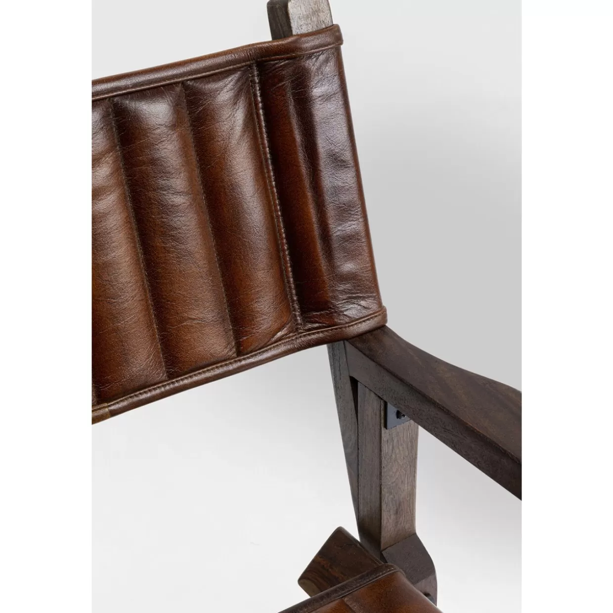 KARE Design Stühle | Armlehnstuhl Twist Leder Braun