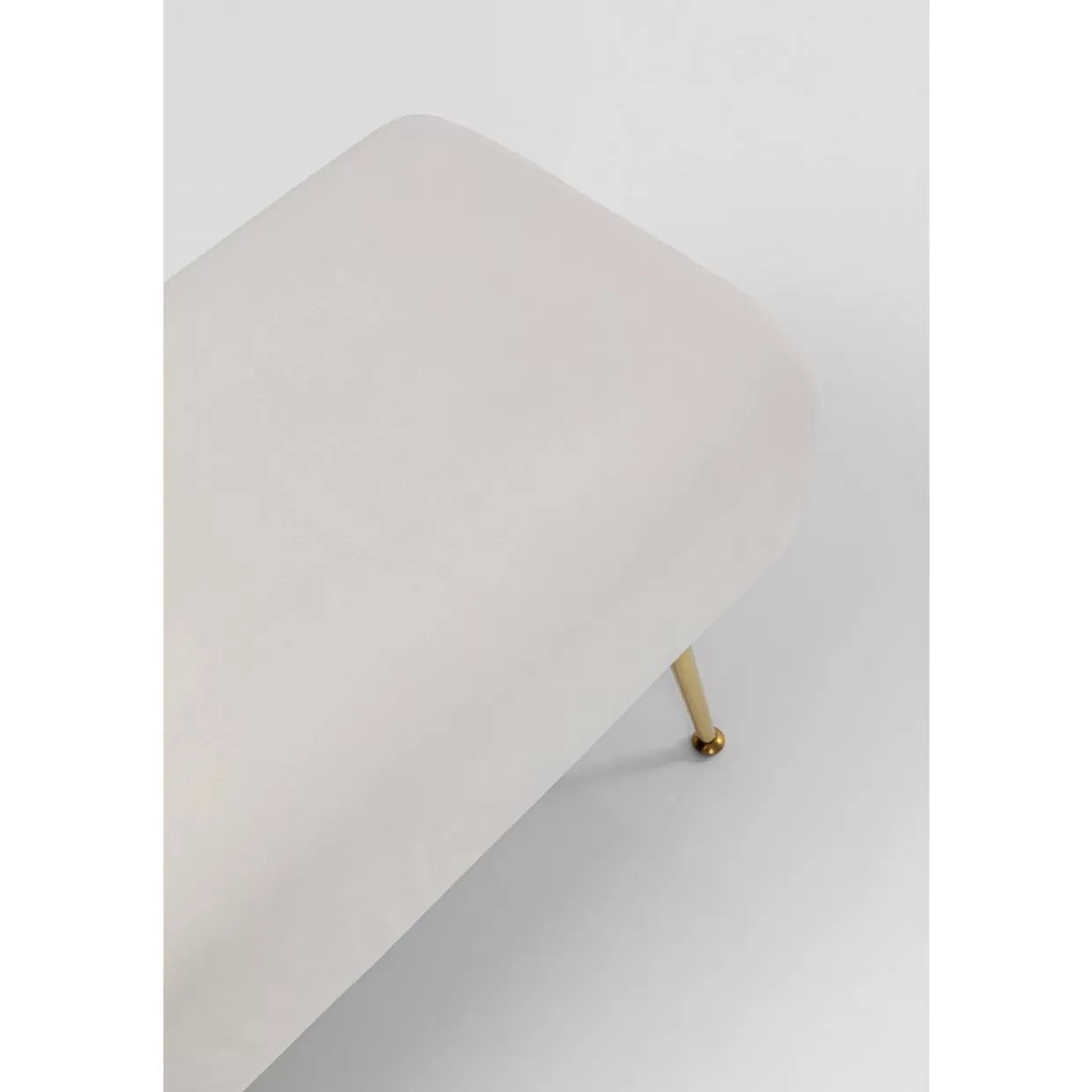 KARE Design Sitzbänke | Bank Deria Velvet Creme 110Cm