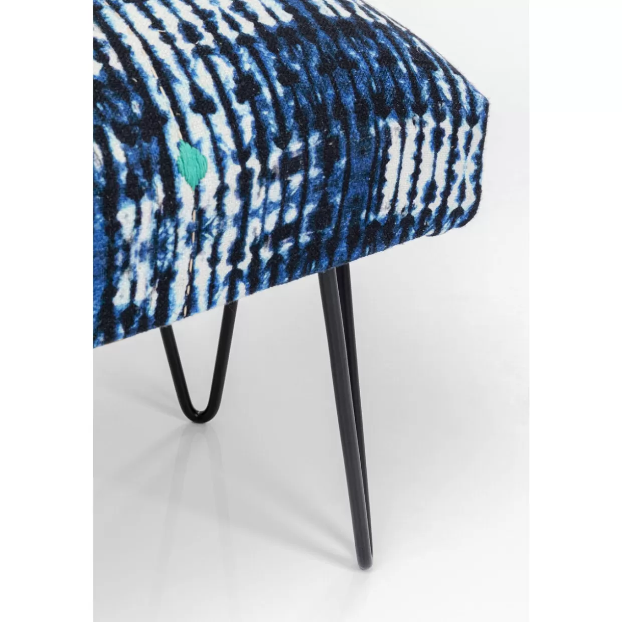 KARE Design Sitzbänke | Bank Desna Patchwork Blau 80Cm