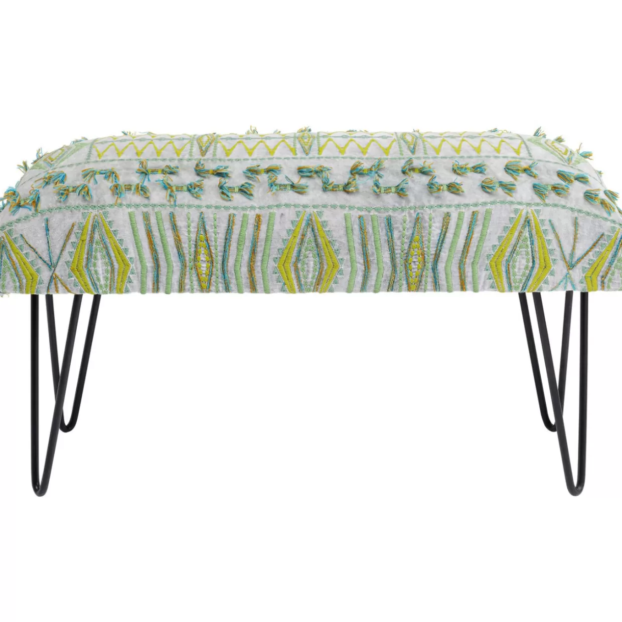 KARE Design Sitzbänke | Bank Desna Patchwork Grun 80Cm