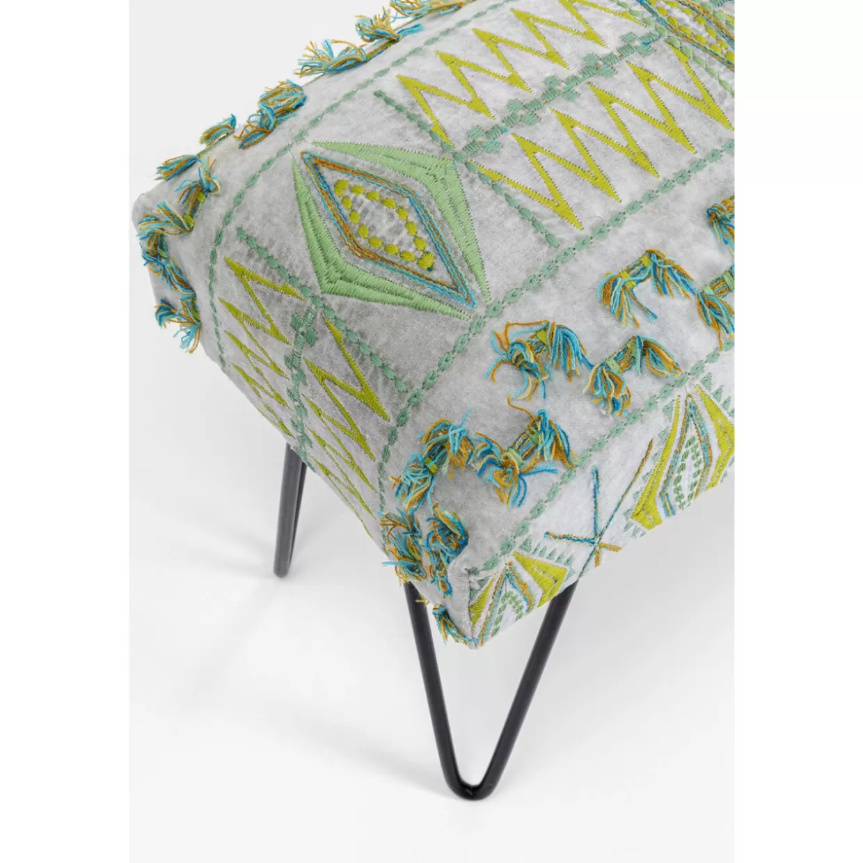 KARE Design Sitzbänke | Bank Desna Patchwork Grun 80Cm