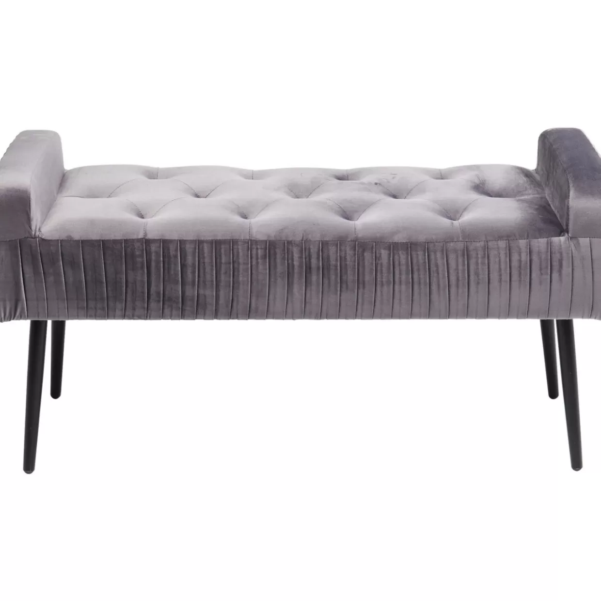 KARE Design Sitzbänke | Bank Lofty Grau Schwarz