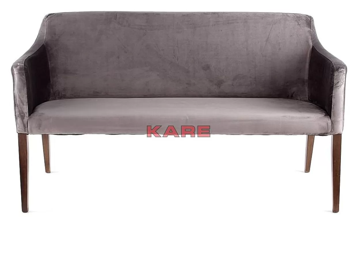 KARE Design Sitzbänke | Bank Mode Velvet Grau