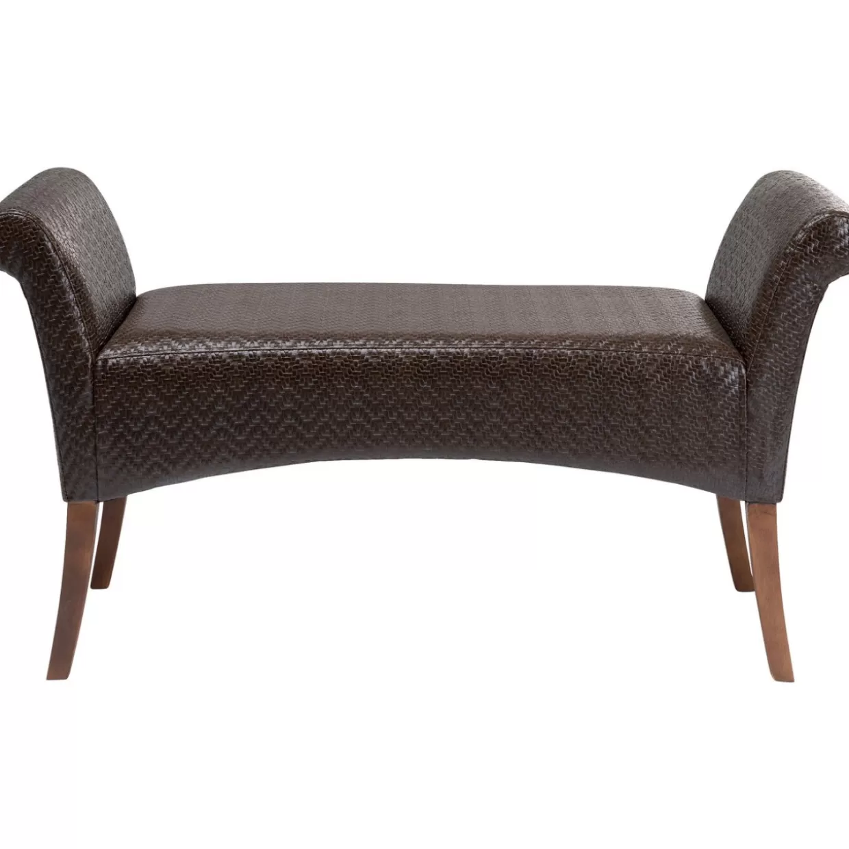 KARE Design Sitzbänke | Bank Motley Textum Braun