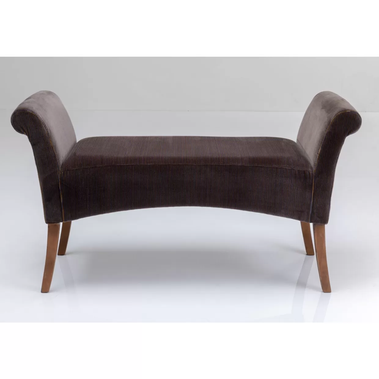 KARE Design Sitzbänke | Bank Motley Velvet Braun