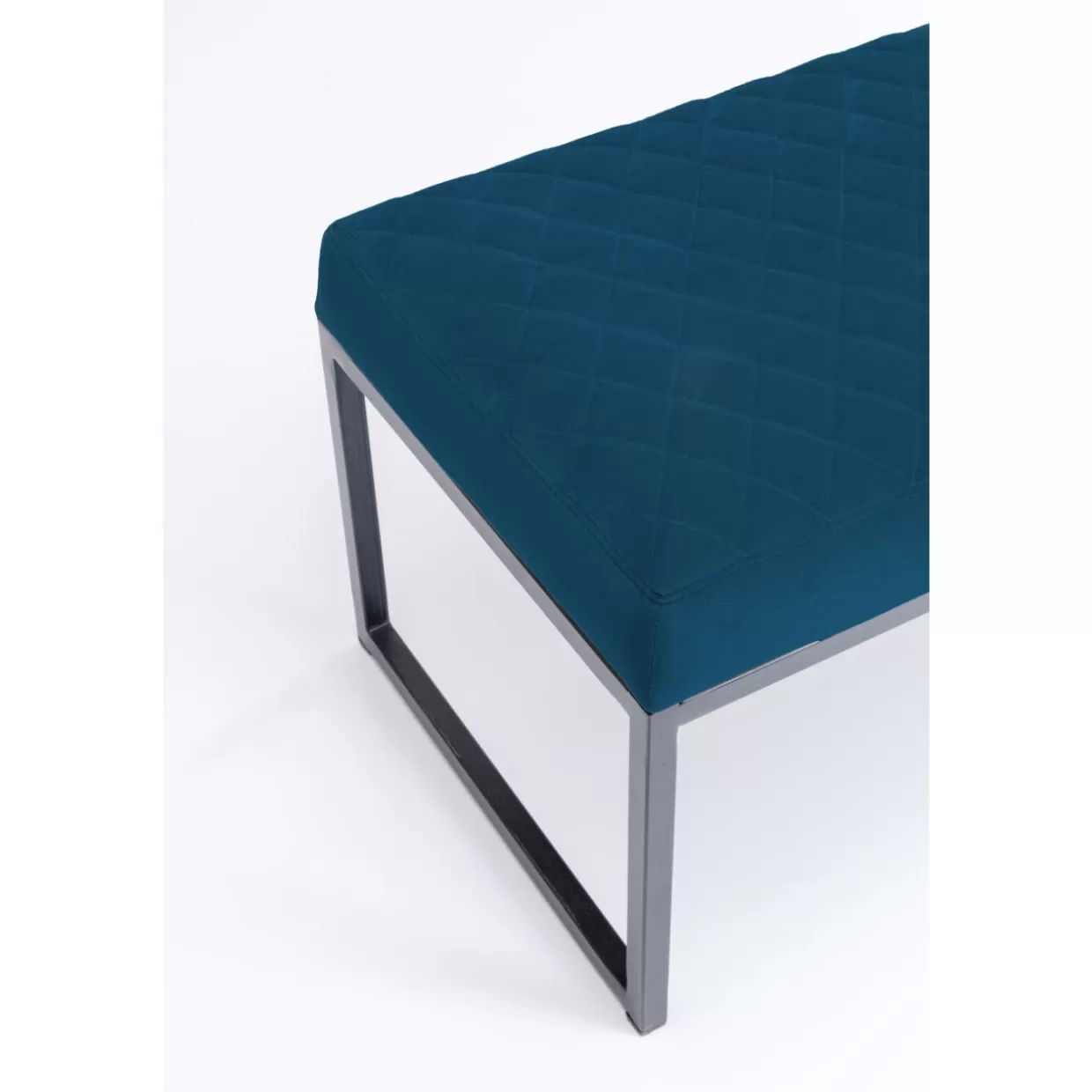 KARE Design Sitzbänke | Bank Smart Petrol Schwarz 90Cm