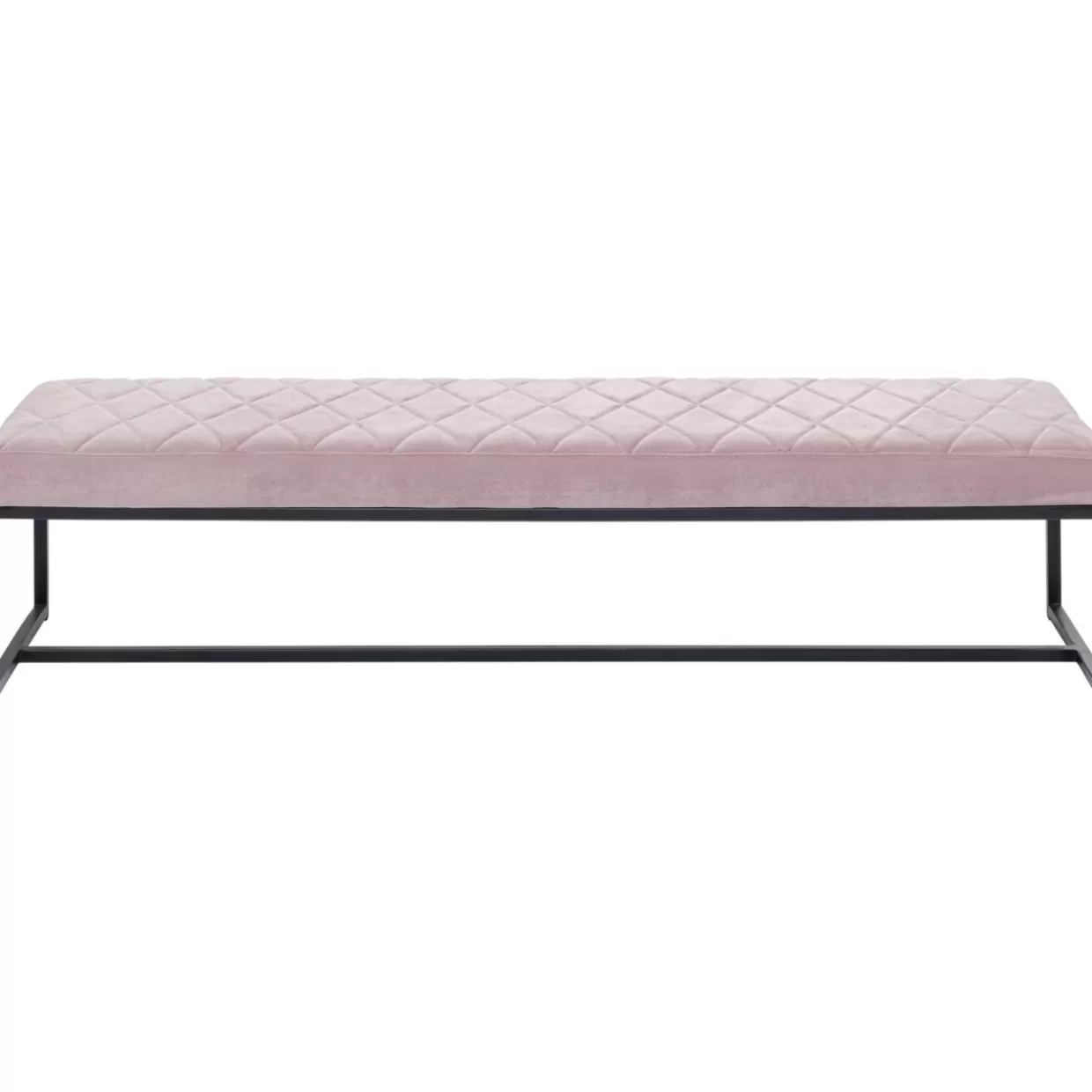 KARE Design Sitzbänke | Bank Smart Rosa Schwarz 150X40Cm