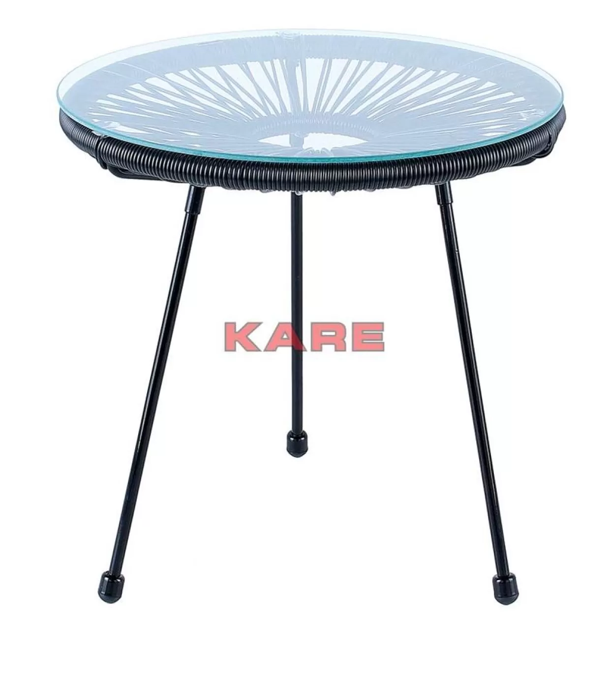 KARE Design Outdoormöbel | Beistelltisch Acapulco Schwarz
