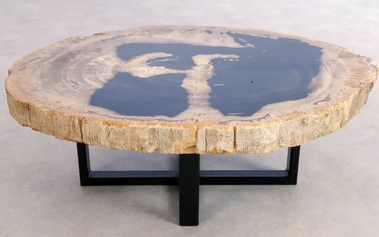 KARE Design Tische | Beistelltisch Alpha Versteinertes Holz