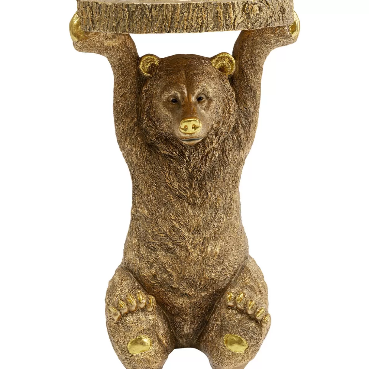 KARE Design Tische | Beistelltisch Animal Bear Gold 35X34Cm