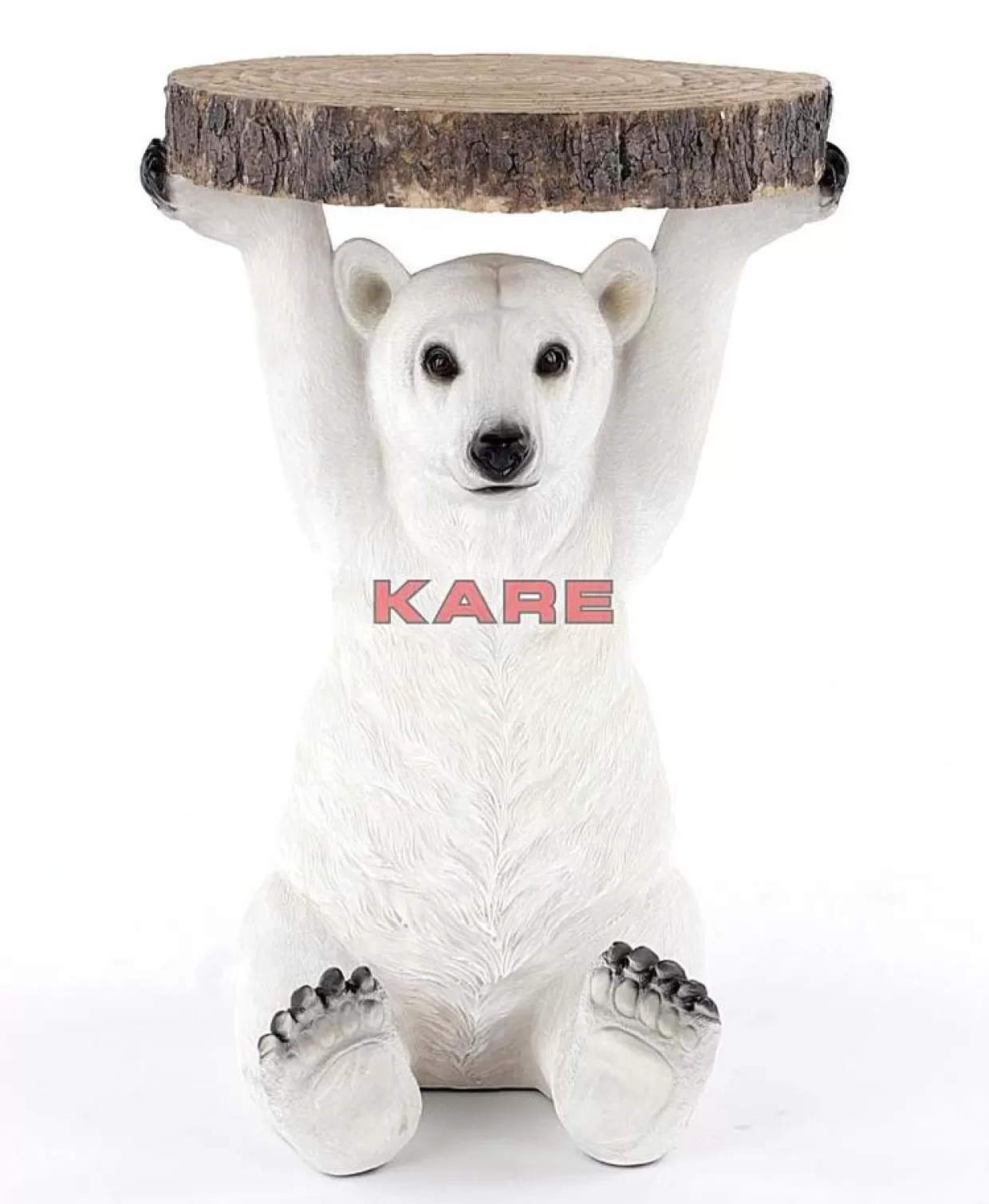 KARE Design Tische | Beistelltisch Animal Polar Bear O37Cm