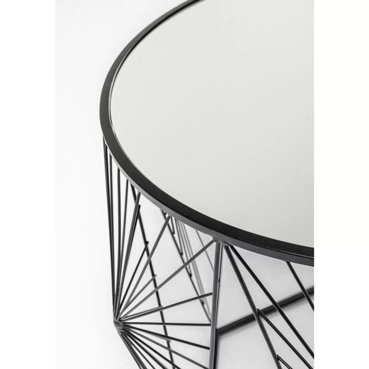 KARE Design Tische | Beistelltisch Cobweb Schwarz (2/Set)