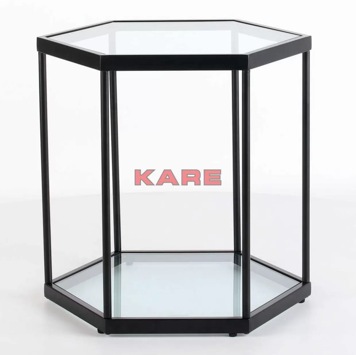KARE Design Tische | Beistelltisch Comb Schwarz 55Cm