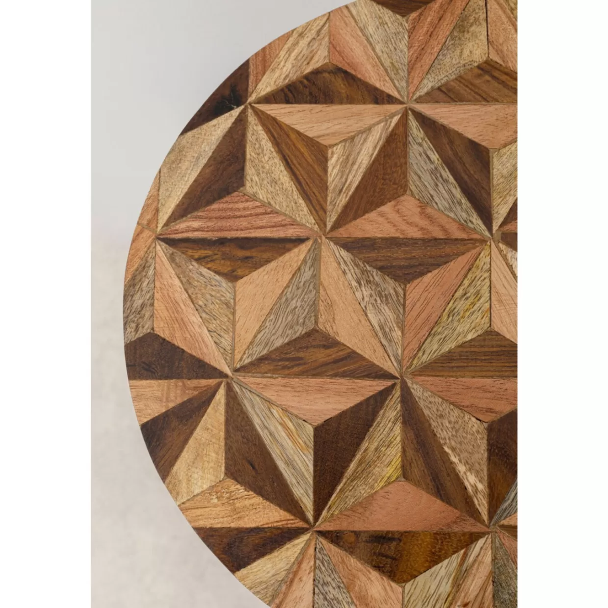 KARE Design Tische | Beistelltisch Domero Geo Braun O25Cm