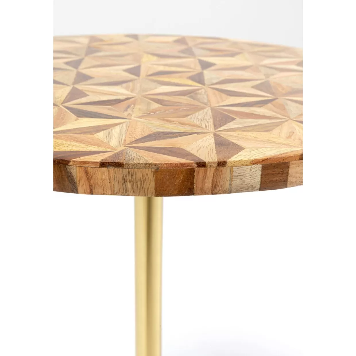 KARE Design Tische | Beistelltisch Domero Geo Braun O40Cm