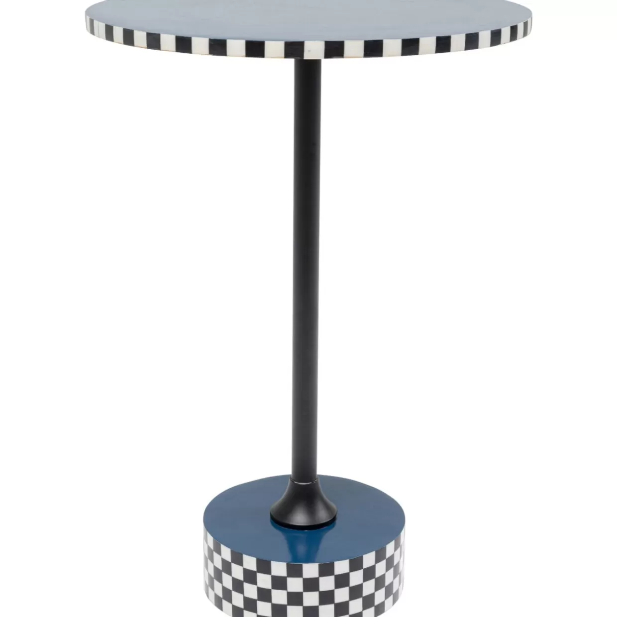 KARE Design Tische | Beistelltisch Domero Race Blau O40Cm
