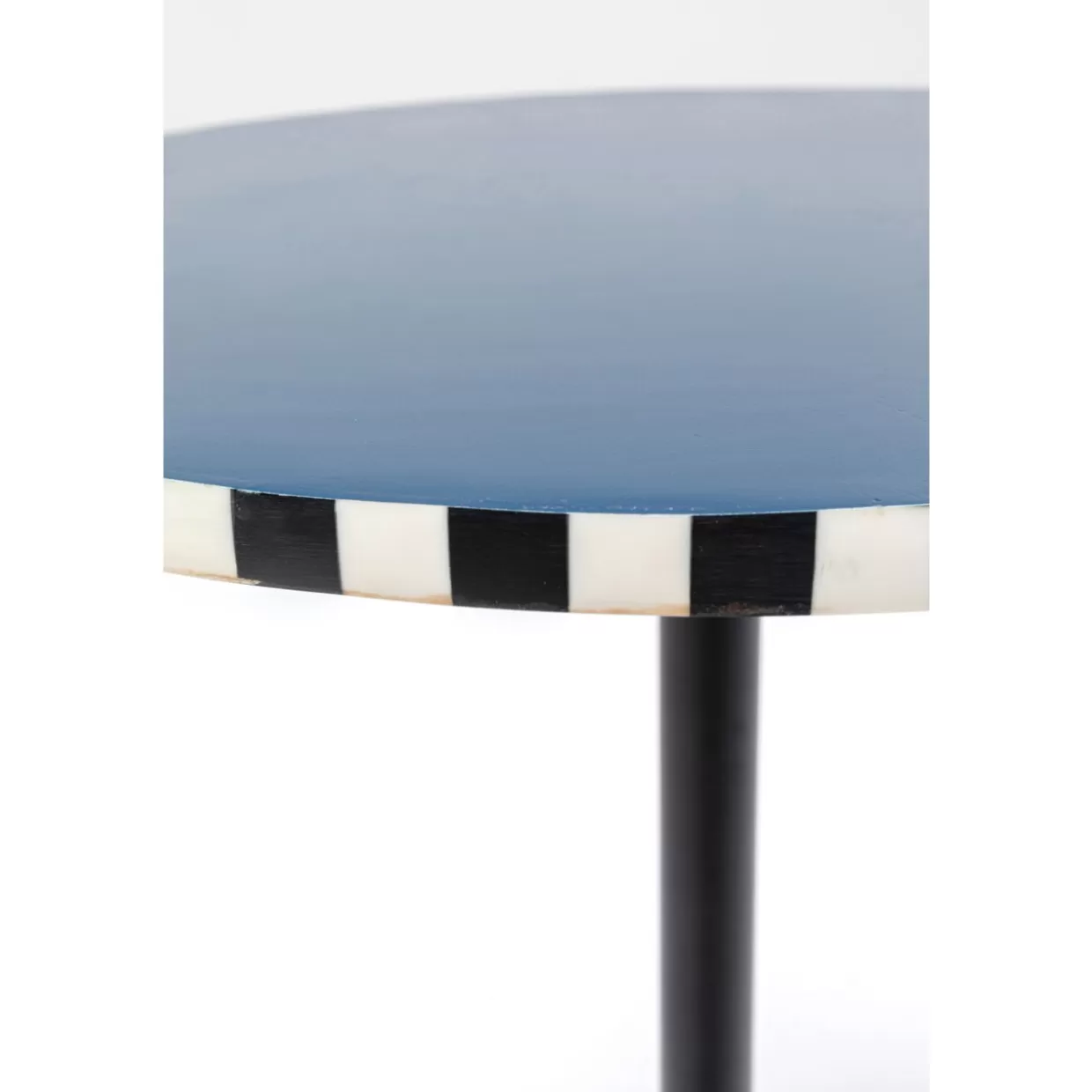 KARE Design Tische | Beistelltisch Domero Race Blau O40Cm
