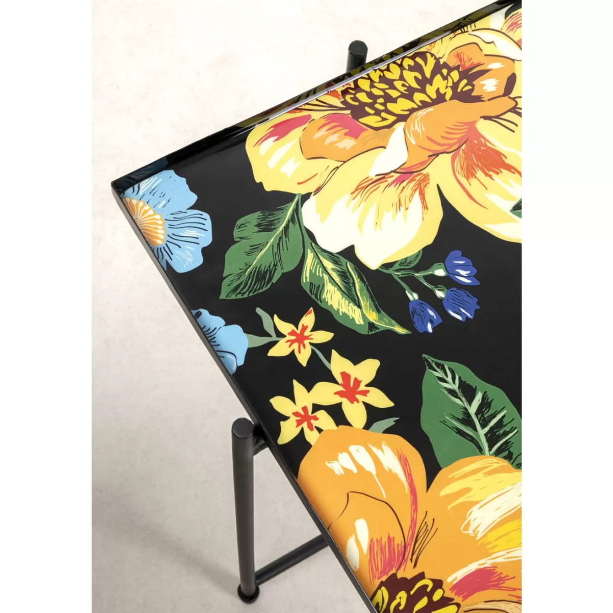 KARE Design Tische | Beistelltisch Flowers Garden Square (2/Set)