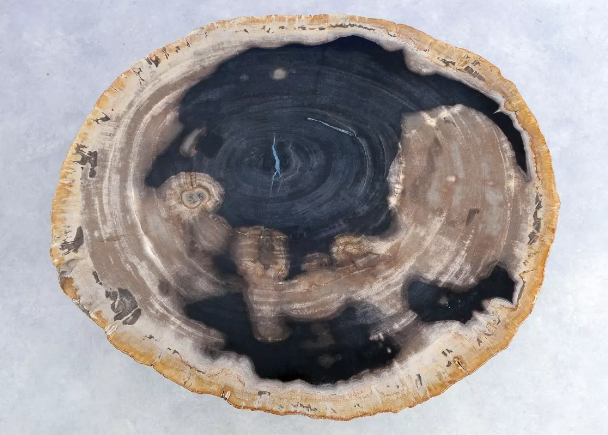 KARE Design Tische | Beistelltisch Gamma Versteinertes Holz