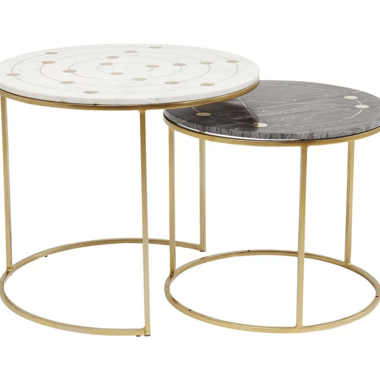 KARE Design Tische | Beistelltisch Mystic Round Klein (2/Set) O61Cm