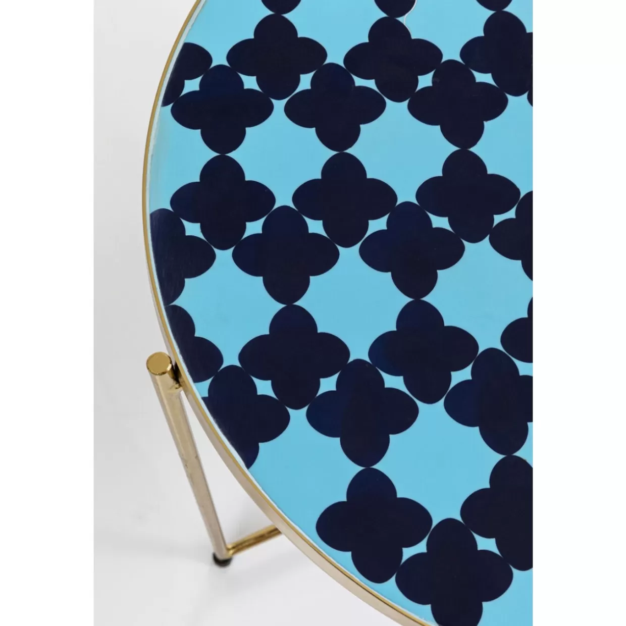 KARE Design Tische | Beistelltisch Priya Blau (2/Set)