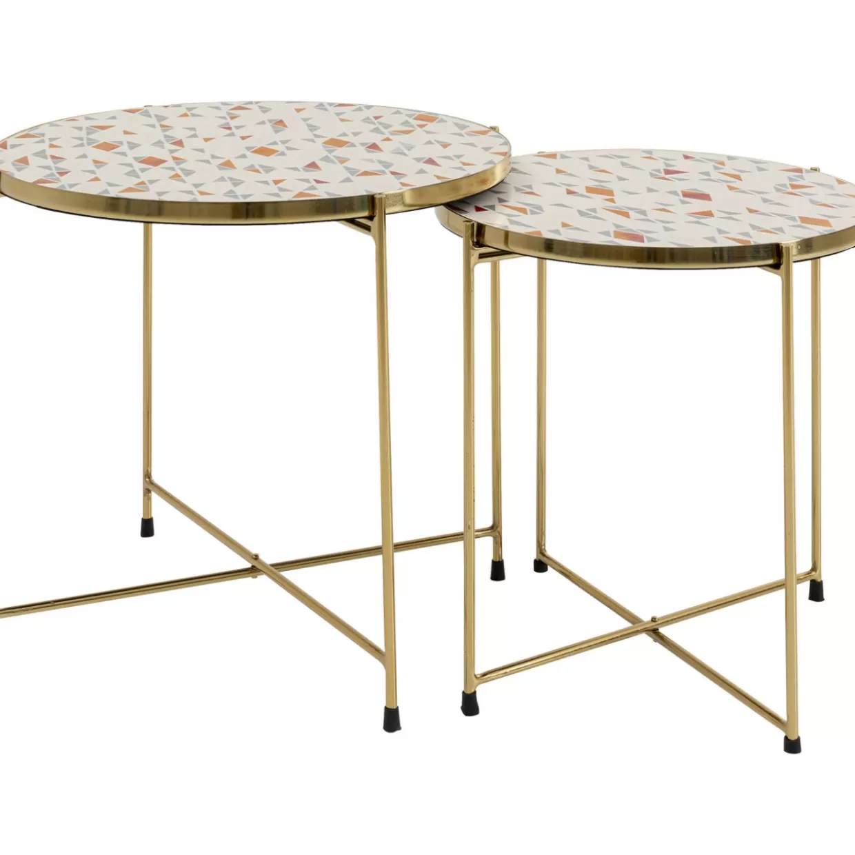 KARE Design Tische | Beistelltisch Priya Weis (2/Set)