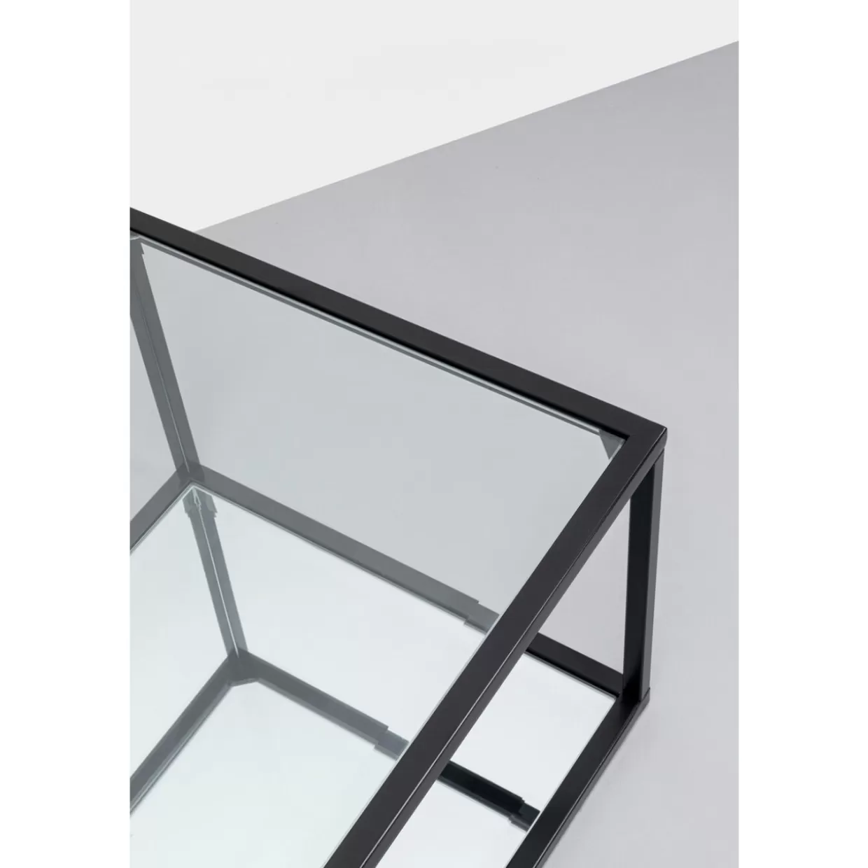 KARE Design Tische | Beistelltisch Quadro Schwarz 50X50Cm