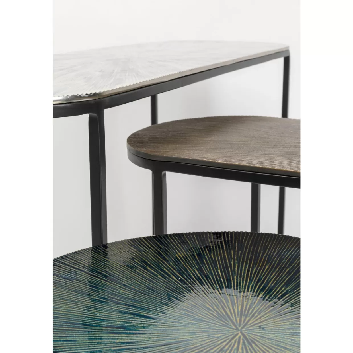 KARE Design Tische | Beistelltisch Ray Oval (3/Set)