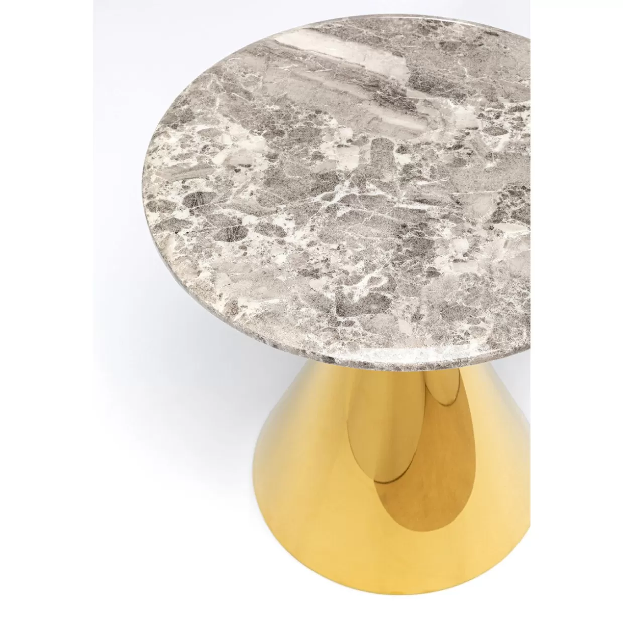 KARE Design Tische | Beistelltisch Rita Gold O50Cm