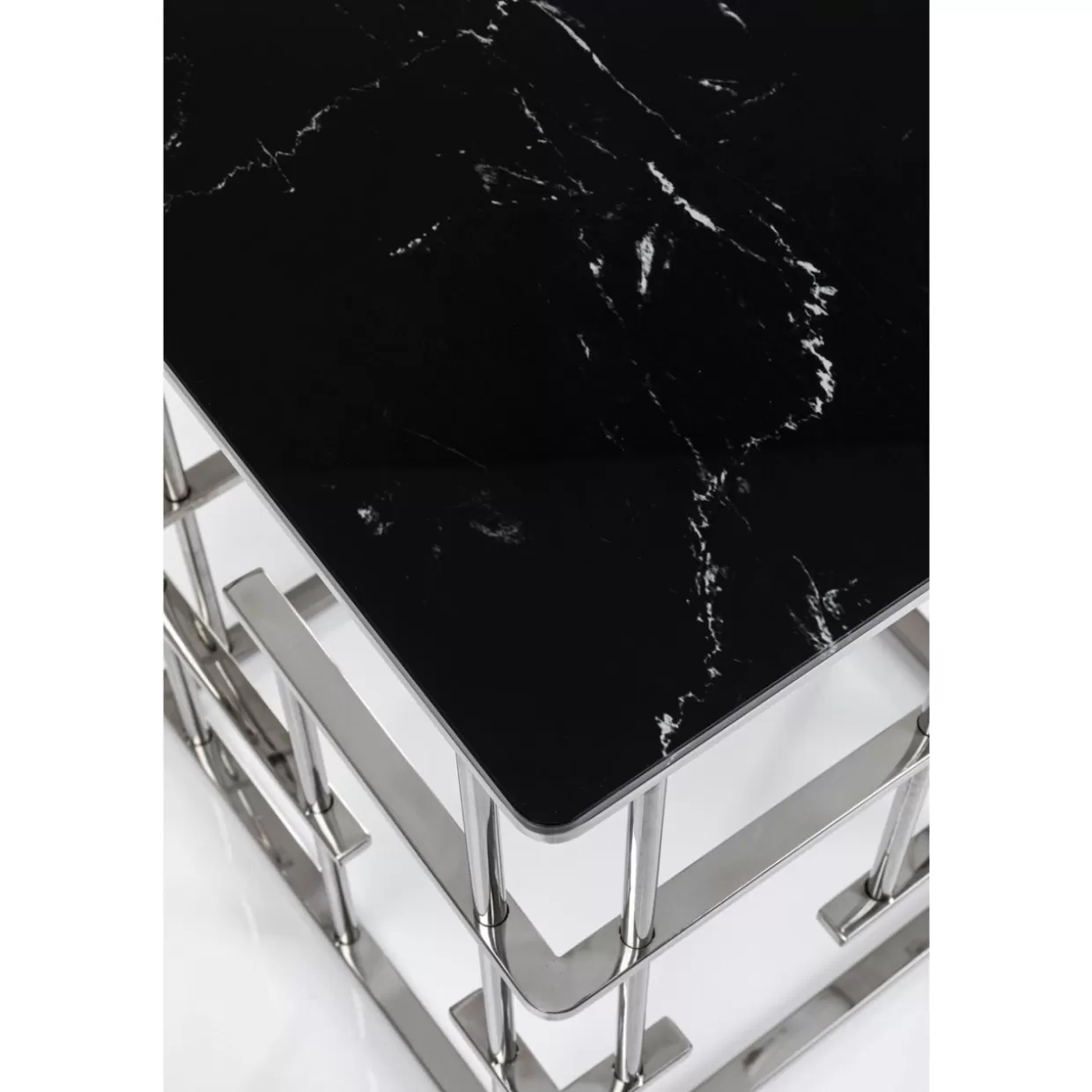 KARE Design Tische | Beistelltisch Rome Silber 40X40Cm