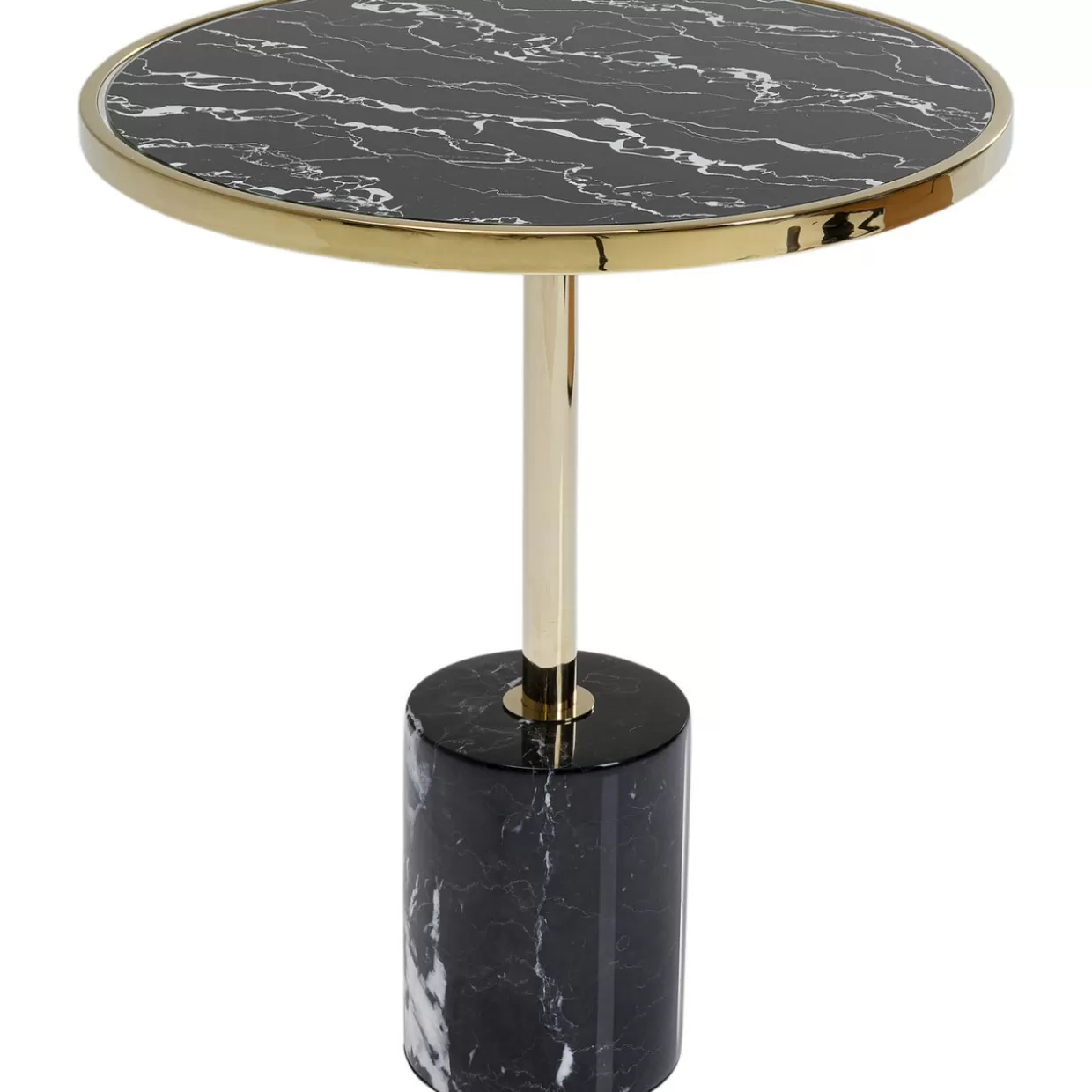 KARE Design Tische | Beistelltisch San Remo Base Schwarz O46Cm