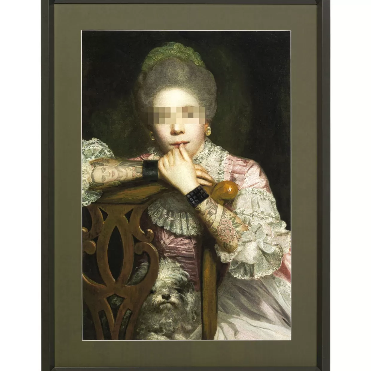 KARE Design Bilder | Bild Frame Incognito Sitting Countess 112X82