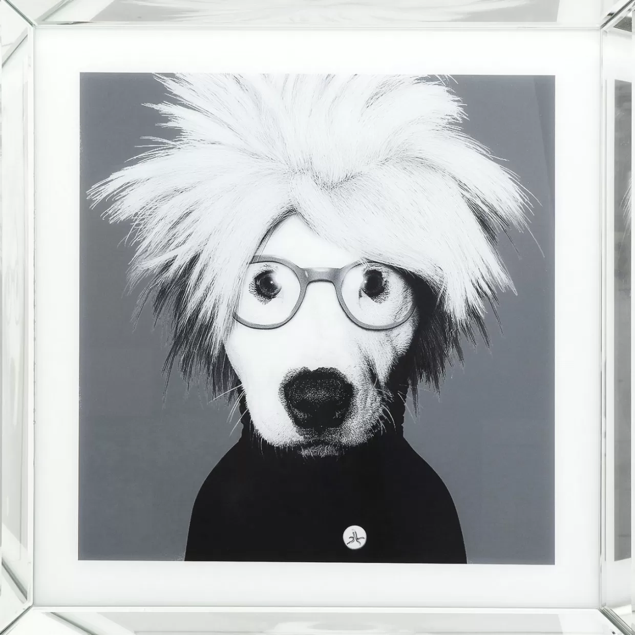 KARE Design Bilder | Bild Frame Mirror Artist Dog 60X60