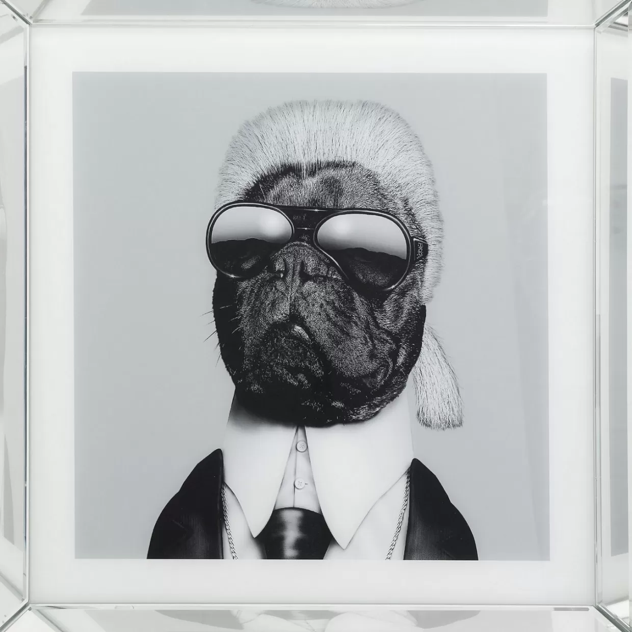 KARE Design Bilder | Bild Frame Mirror Designer Dog 60X60