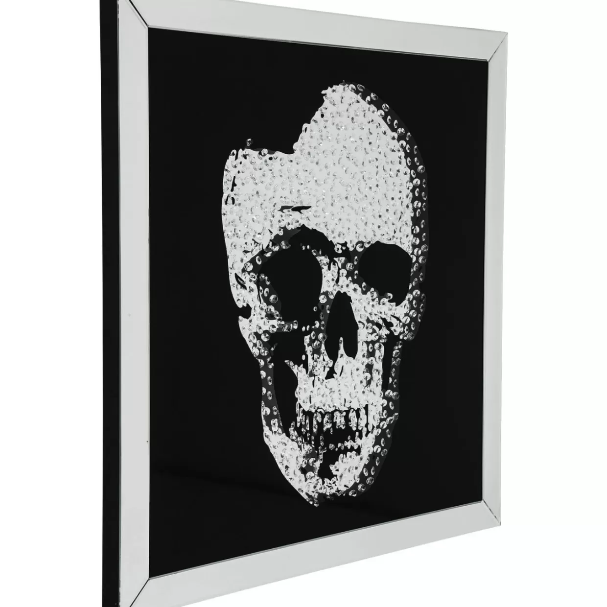 KARE Design Bilder | Bild Frame Mirror Skull 100X100Cm