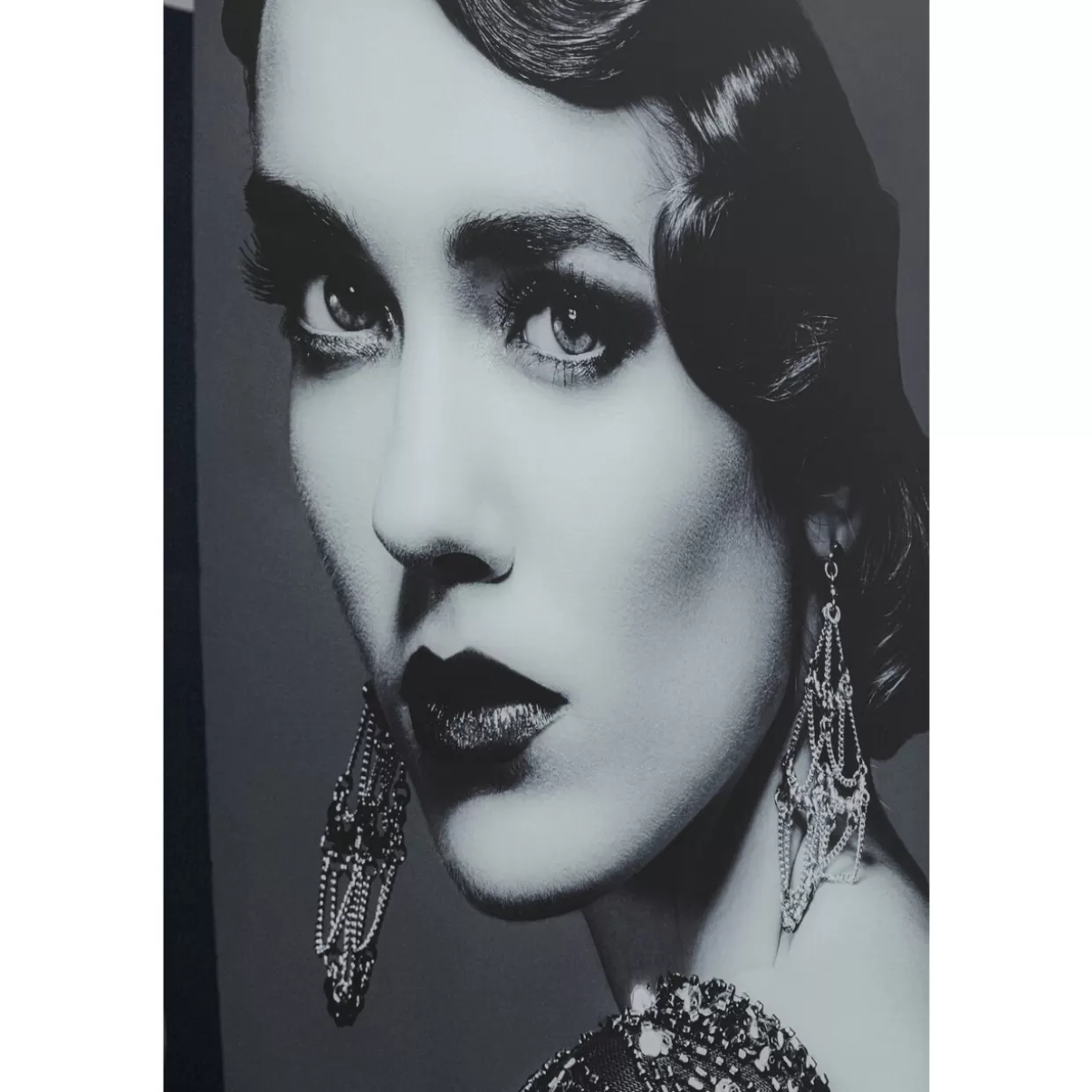 KARE Design Bilder | Bild Glas Beauty Lady 120X150Cm