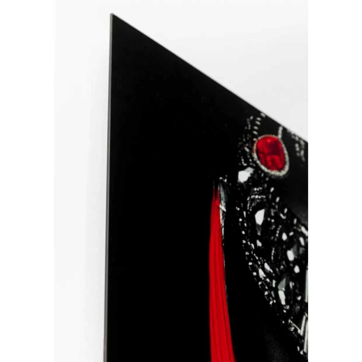 KARE Design Bilder | Bild Glas Lady Red Lips 80X120