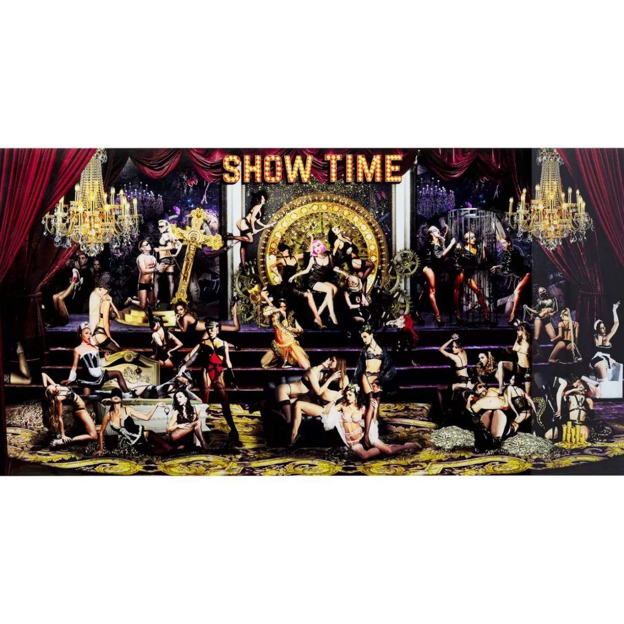 KARE Design Bilder | Bild Glas Showtime 180X90Cm